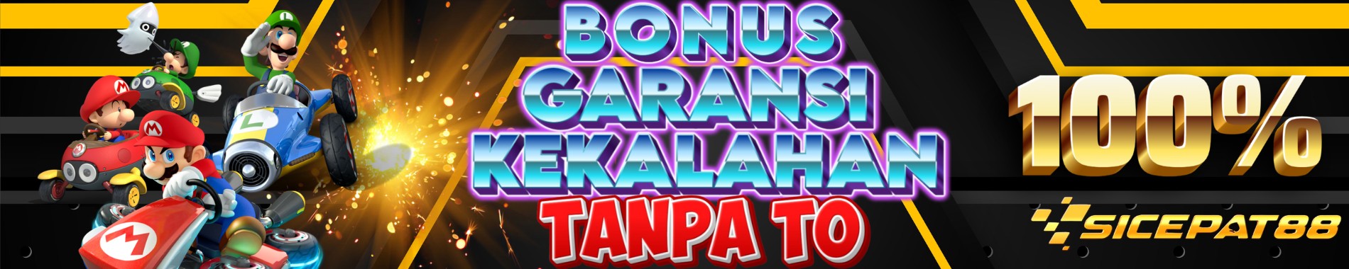 Bonus  Garansi Kekalahan 100% ( Deposit Tanpa Resiko Setiap Hari )